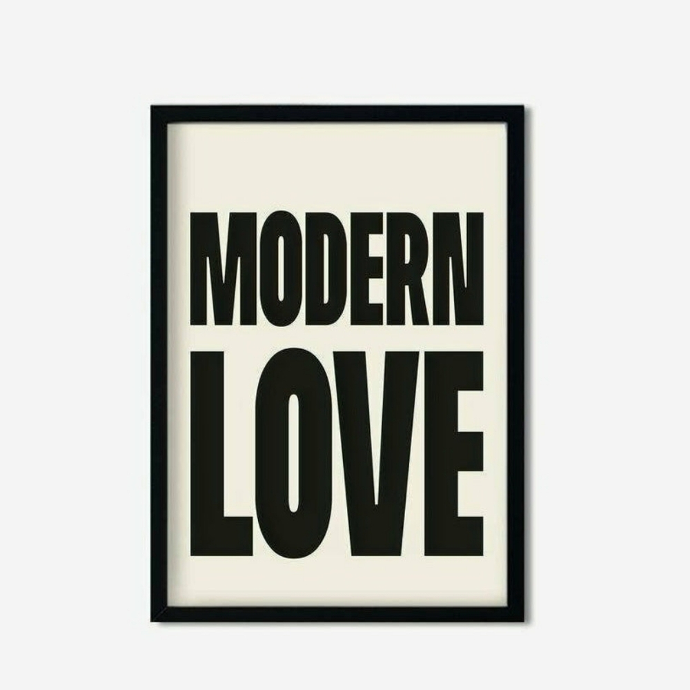 NWT Retro David Bowie Modern Love Giclee Art Print 💘❤️